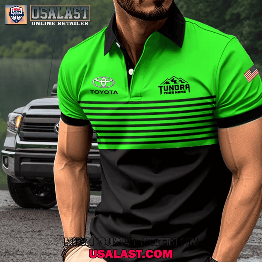 Toyota Tundra Custom Name Men Polo Shirt