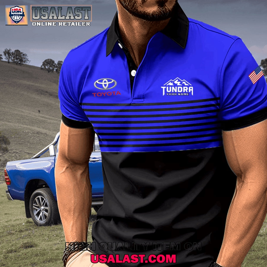 Toyota Tundra Custom Name Men Polo Shirt