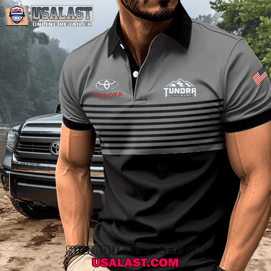 Toyota Tundra Custom Name Men Polo Shirt