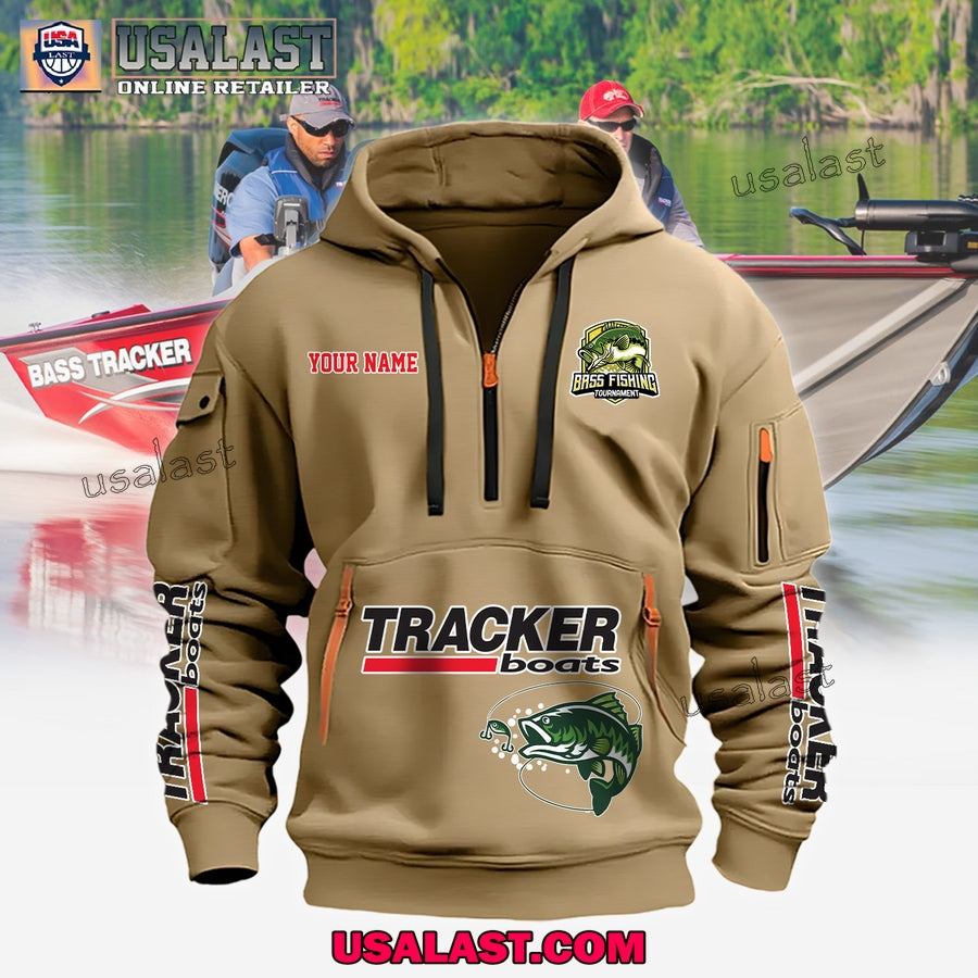 Tracker Boats Fishing Custom Name Heavy Hoodie