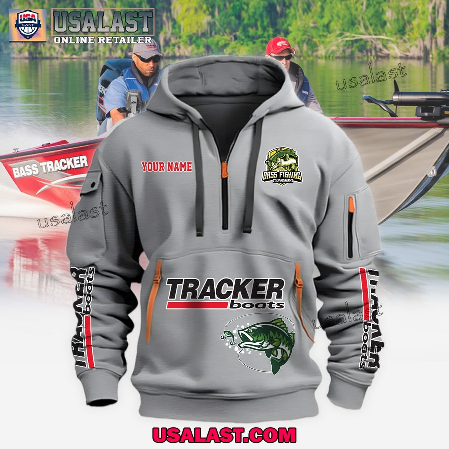 Tracker Boats Fishing Custom Name Heavy Hoodie