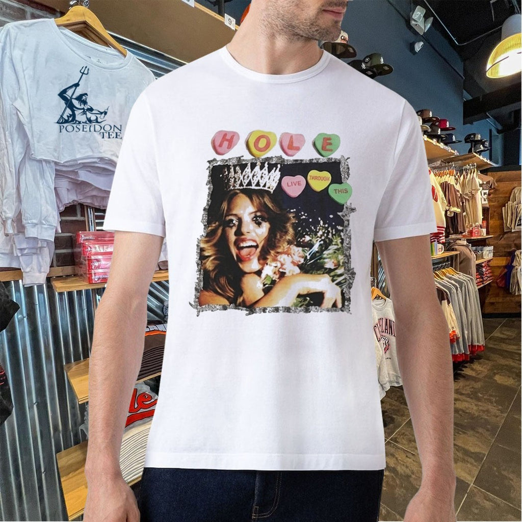 Travis Scott Hole Live Through This T-shirt
