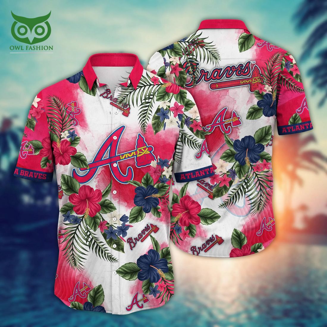 Trending Atlanta Braves MLB Flower Floral Hawaiian Shirt