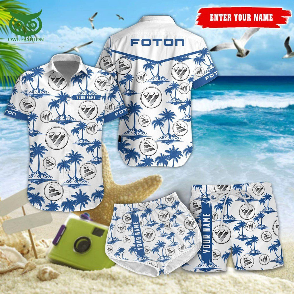 Trending Foton Brand Personalized Hawaiian Shirt Shorts