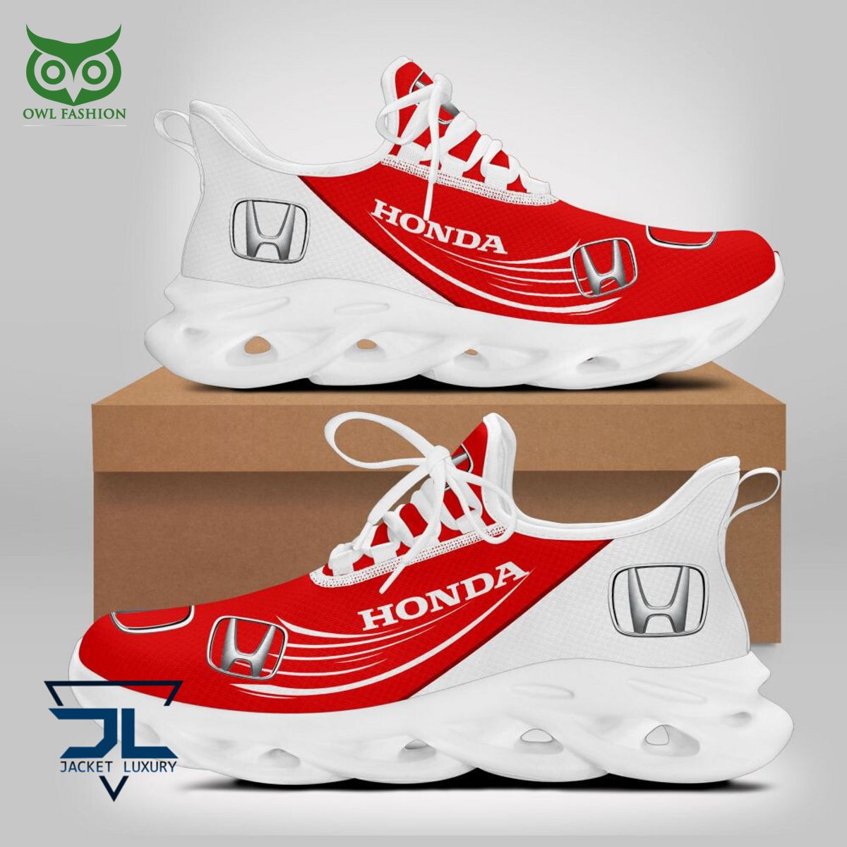Trending HONDA Luxury Car Brand Logo Max Soul Shoes