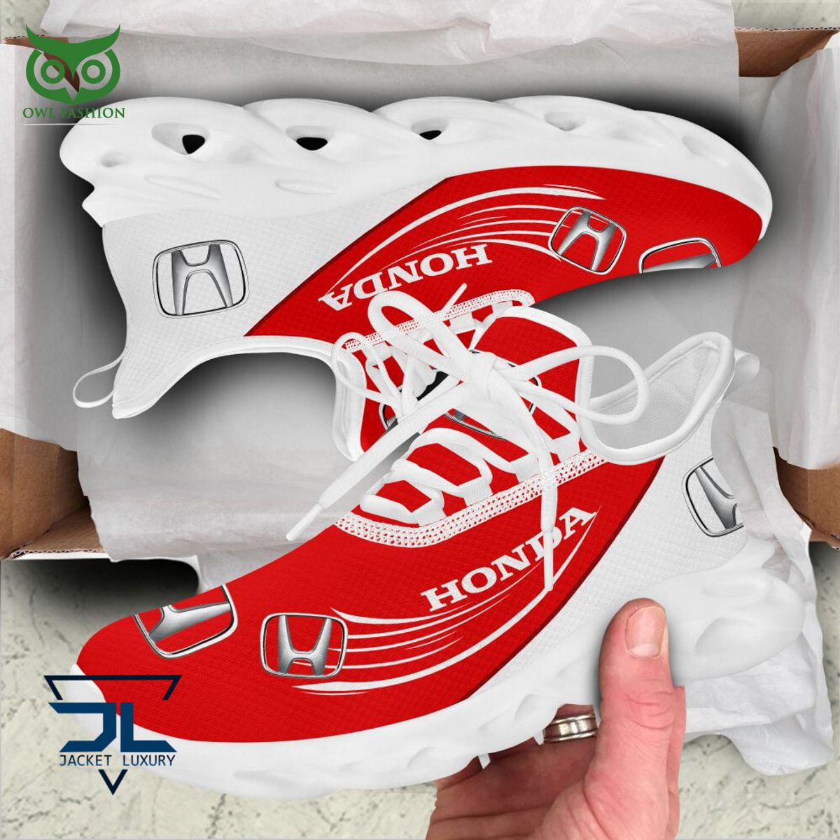 Trending HONDA Luxury Car Brand Logo Max Soul Shoes