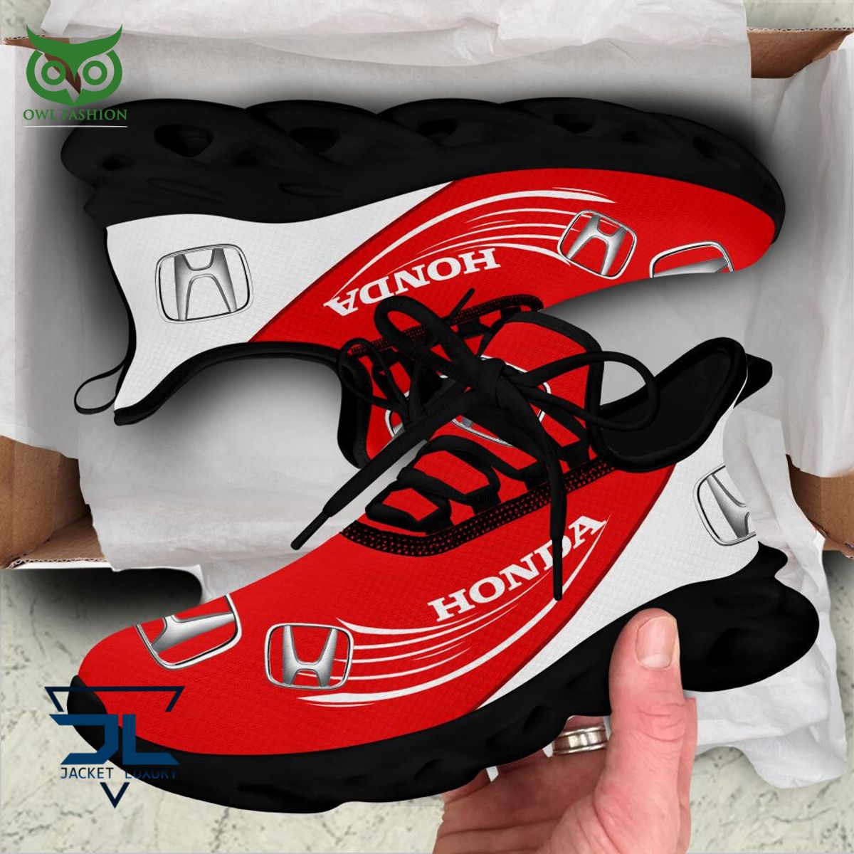 Trending HONDA Luxury Car Brand Logo Max Soul Shoes