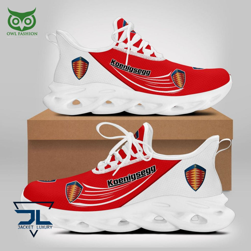 Trending Koenigsegg Luxury Car Brand Logo Max Soul Shoes