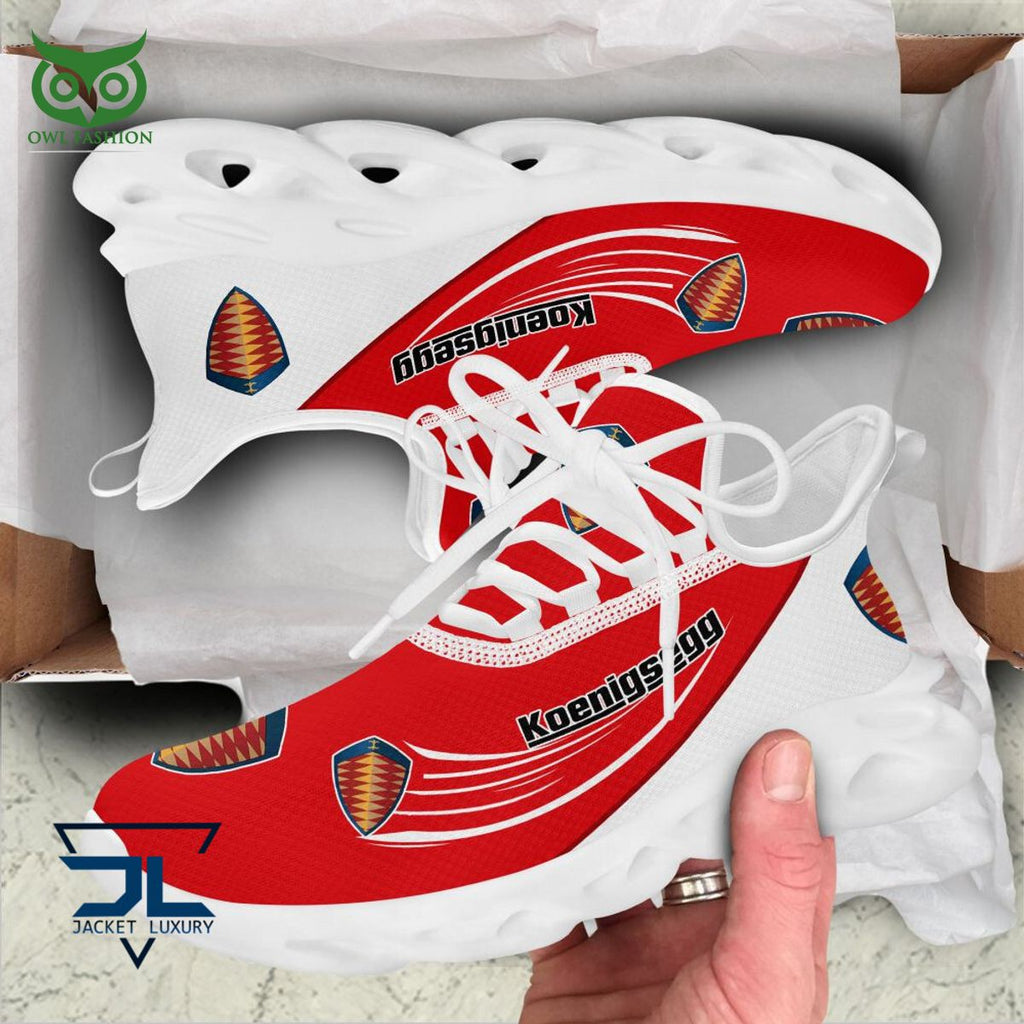 Trending Koenigsegg Luxury Car Brand Logo Max Soul Shoes