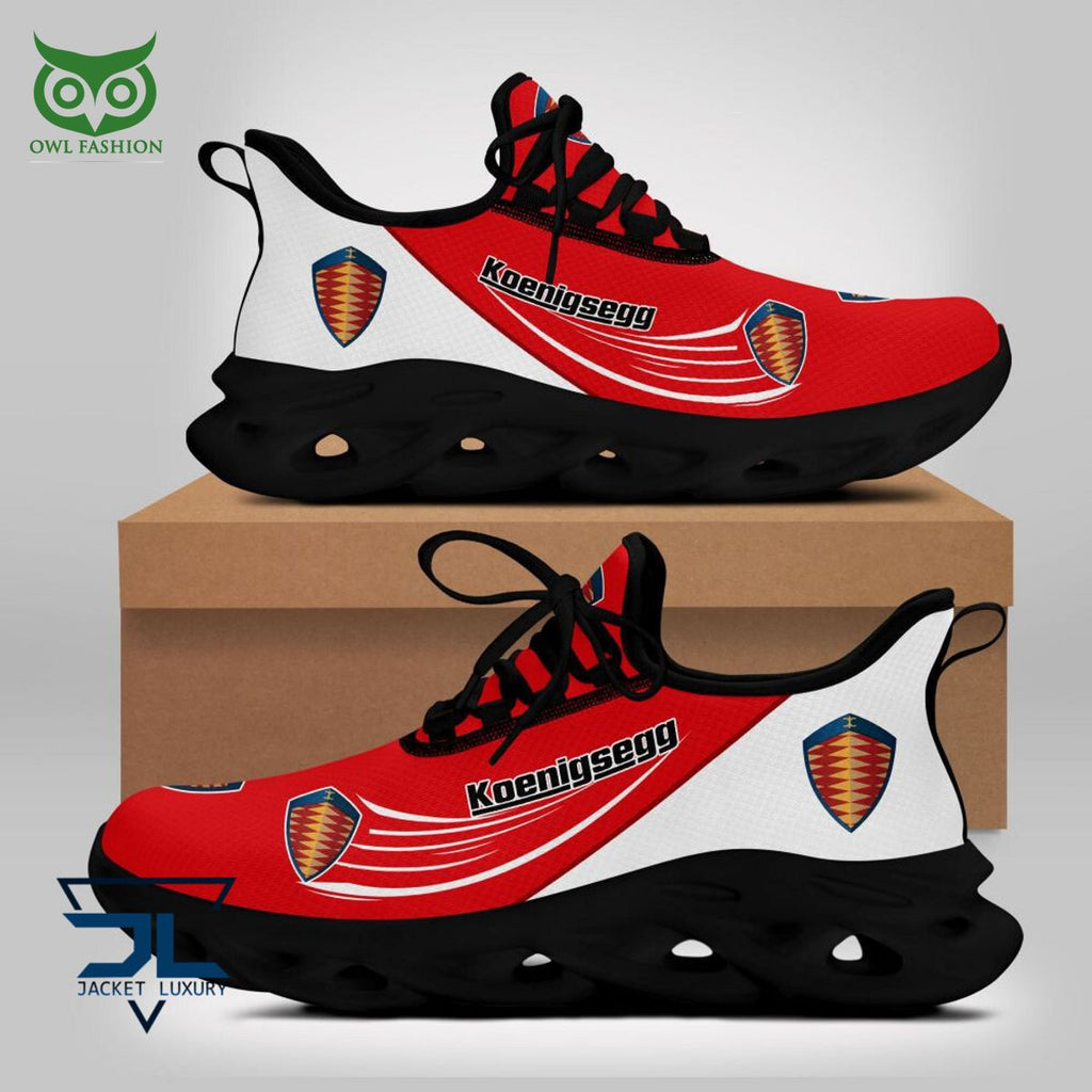 Trending Koenigsegg Luxury Car Brand Logo Max Soul Shoes