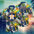 Trending MLB Houston Astros Flower Summer Hawaiian Shirt