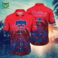 Trending MLB Philadelphia Phillies Floral Flower Hawaiian Shirt