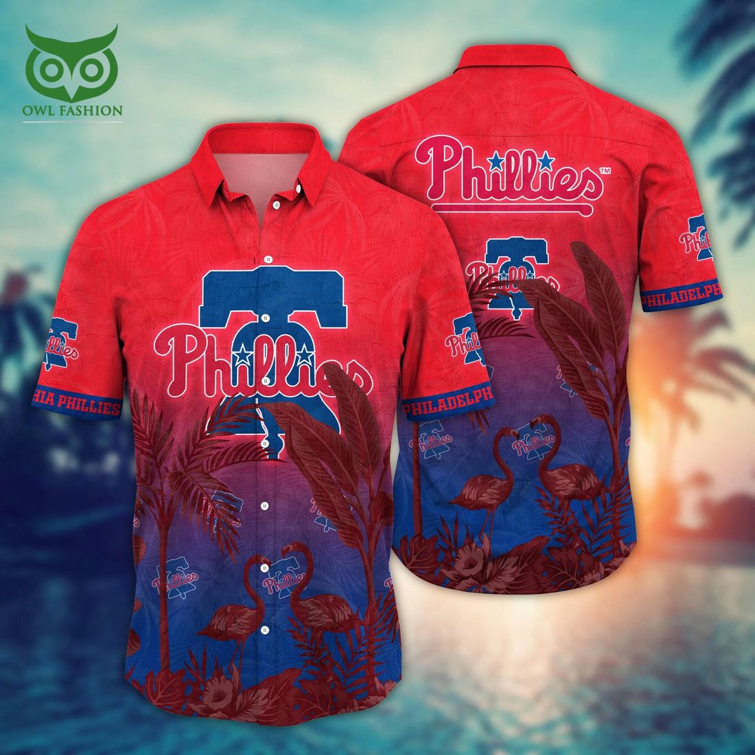 Trending MLB Philadelphia Phillies Floral Flower Hawaiian Shirt