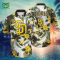 Trending MLB San Diego Padres Flower Floral Hawaiian Shirt