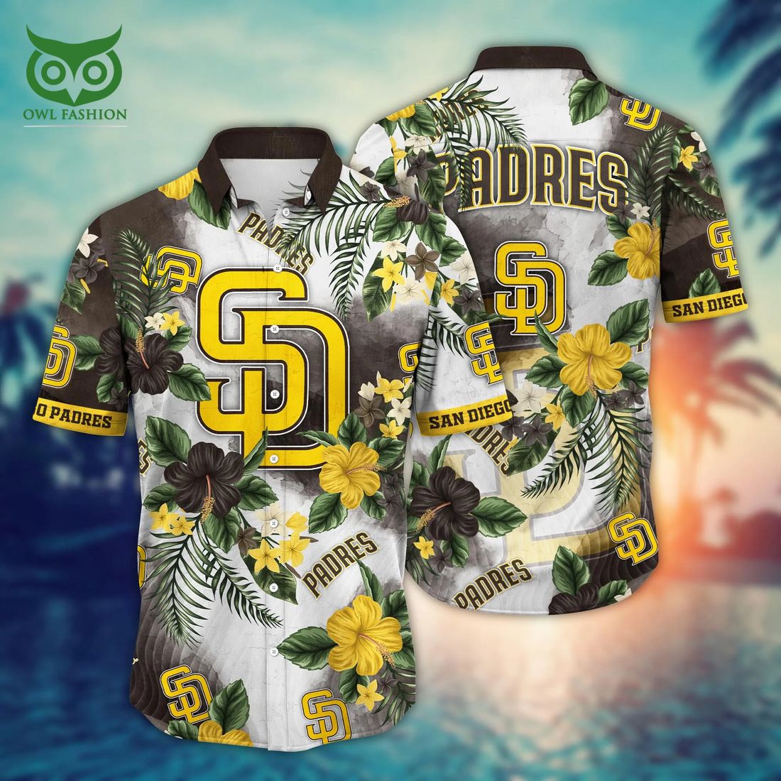 Trending MLB San Diego Padres Flower Floral Hawaiian Shirt