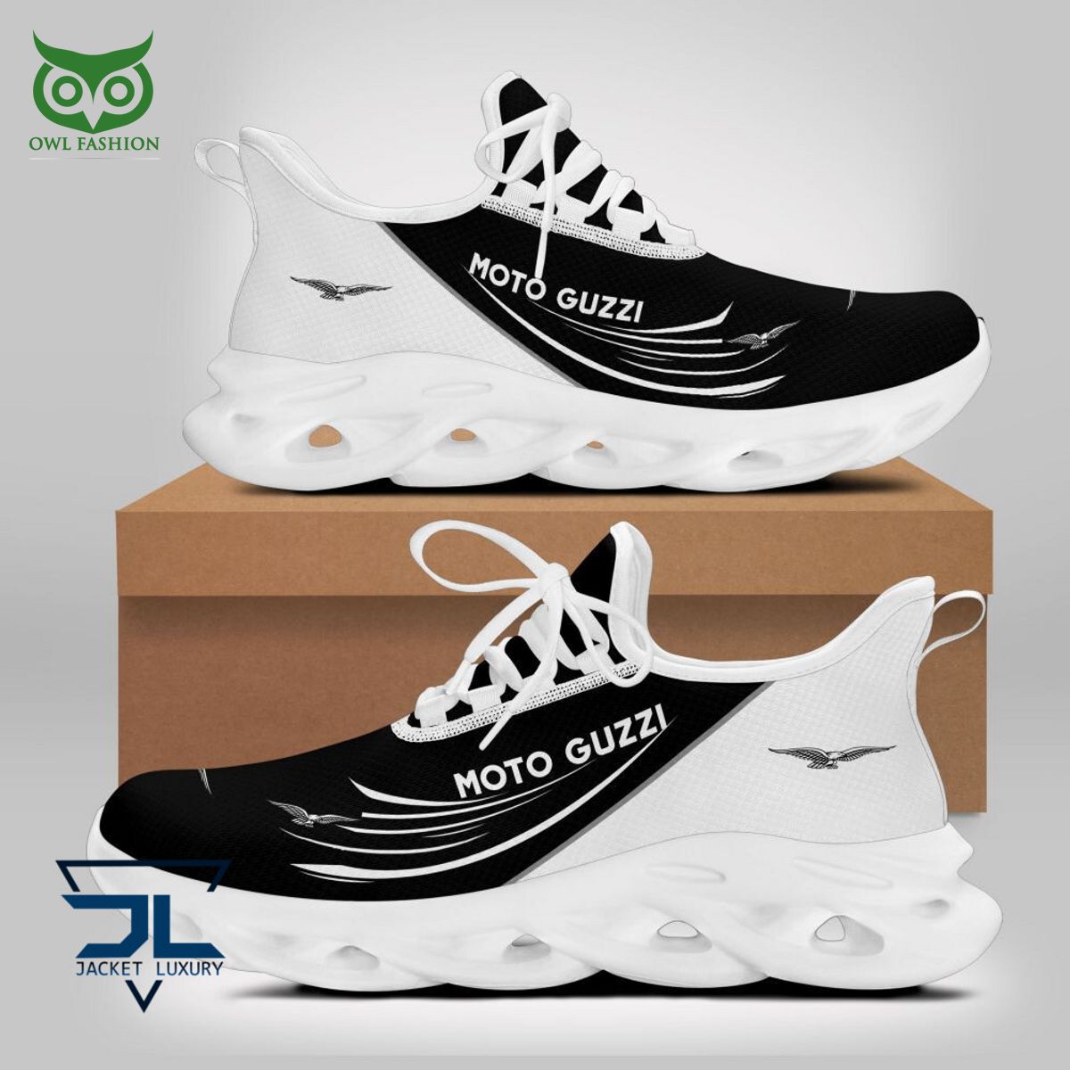 Trending Motor Guzzi Luxury Car Brand Logo Max Soul Shoes