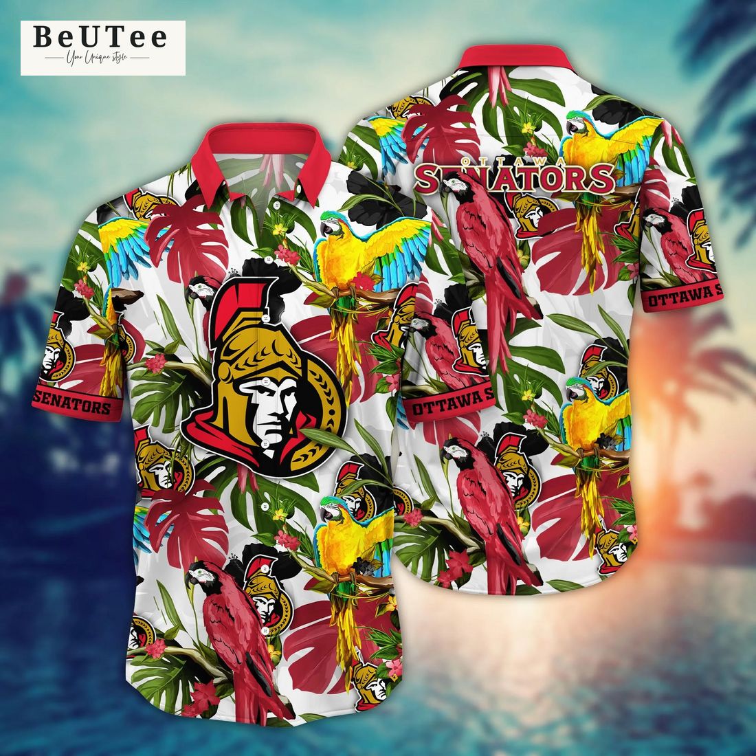 Trending NHL Ottawa Senators Flower Floral Hawaiian Shirt