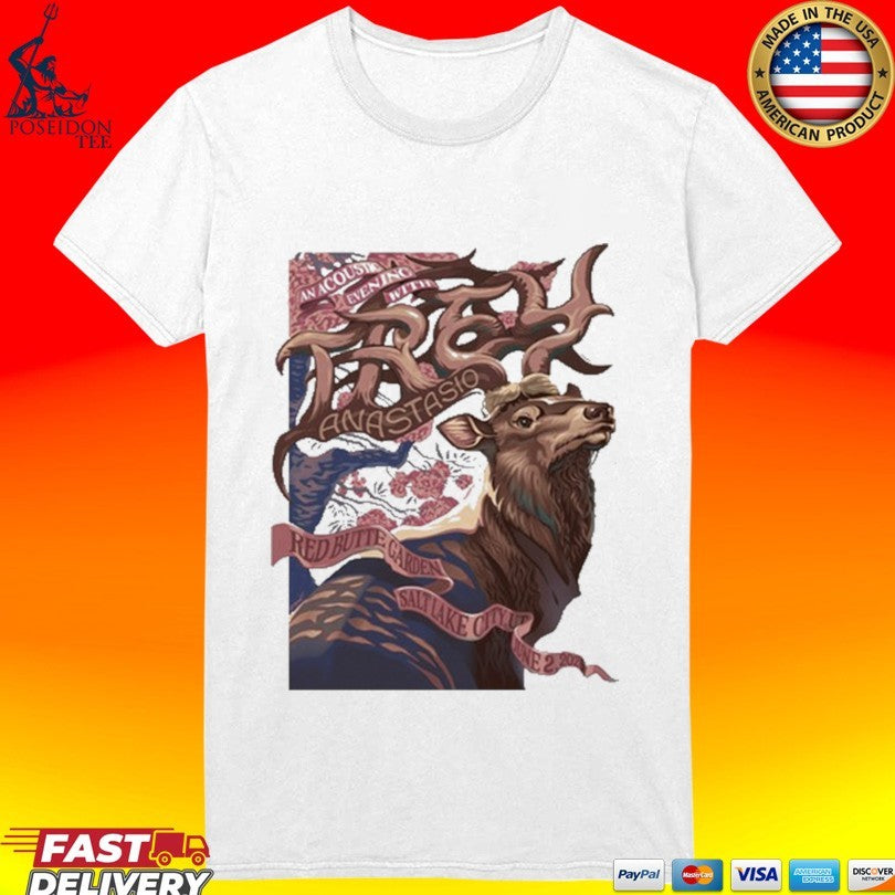 Trey Anastasio Tour Salt Lake City Ut June 2 2026 T-shirt