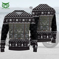 Triumph Motorcycle Come All Ye Faithful Black Ugly Sweater
