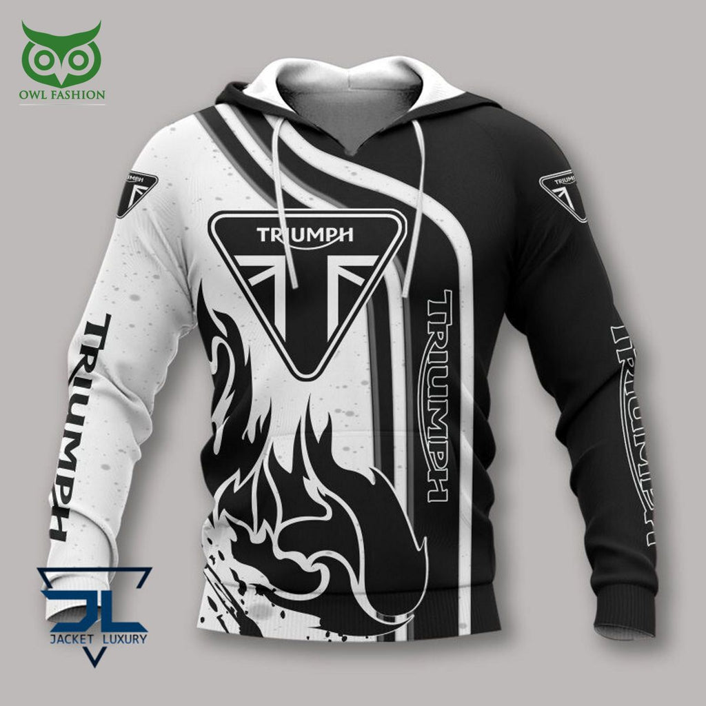 Triumph Motorcycles Car Motor Brand 3D Polo Hoodie Tshirt