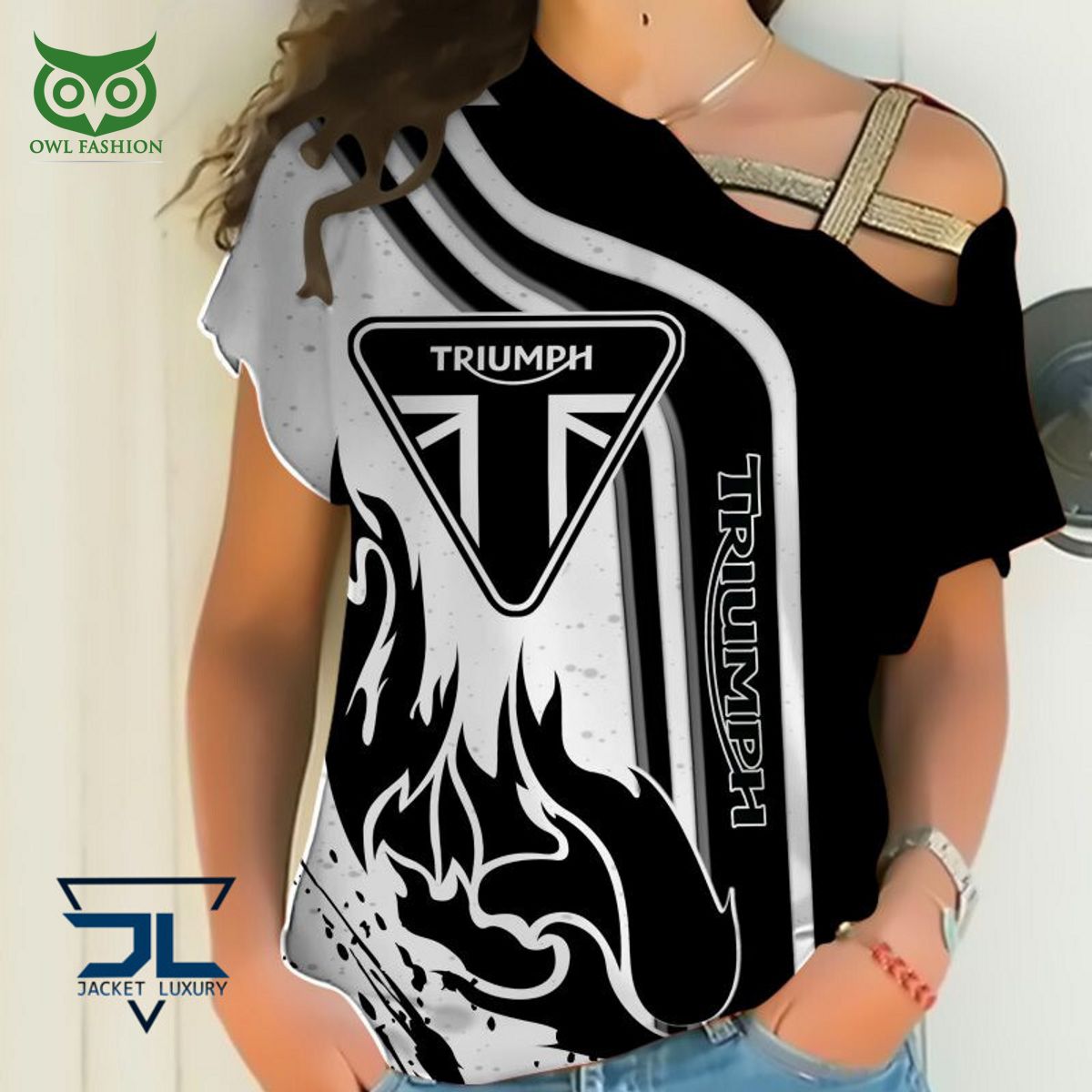 Triumph Motorcycles Car Motor Brand 3D Polo Hoodie Tshirt