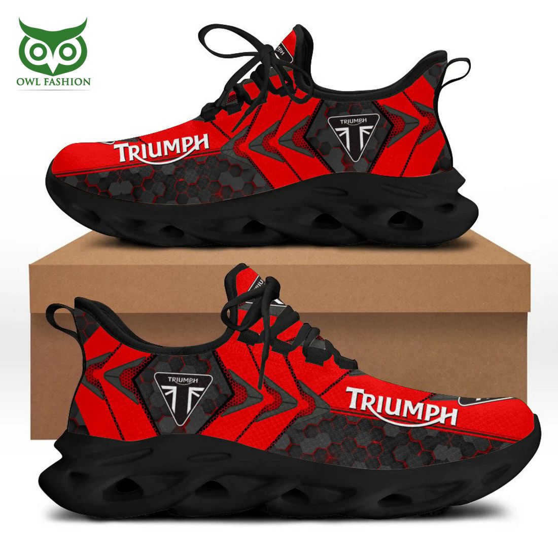 Triumph Red Arrow Black Max Soul Sneakers