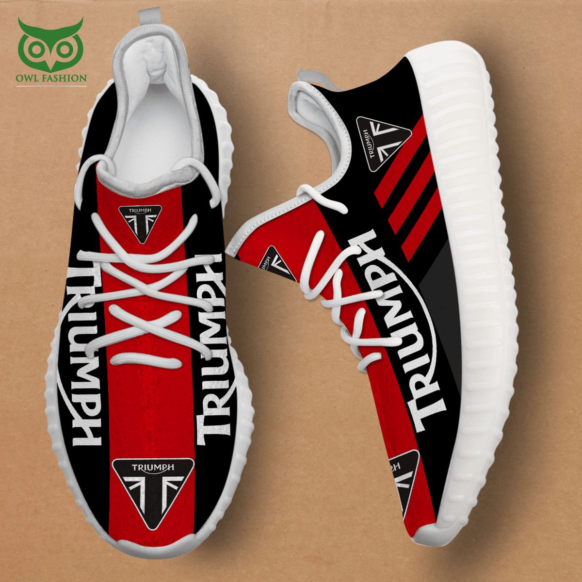 Triumph UK Motorcycles Brand Reze Sneakers