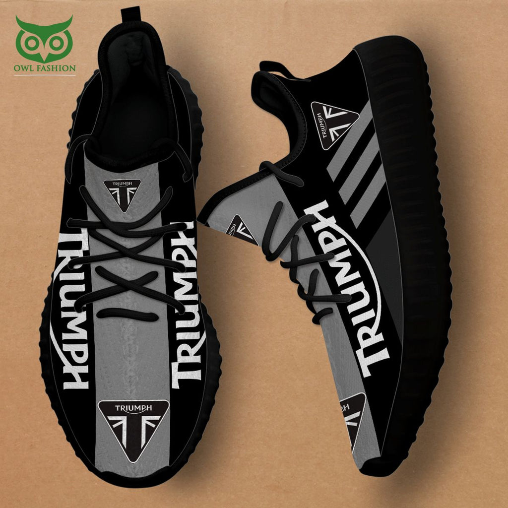 Triumph UK Motorcycles Brand Black Reze Sneakers