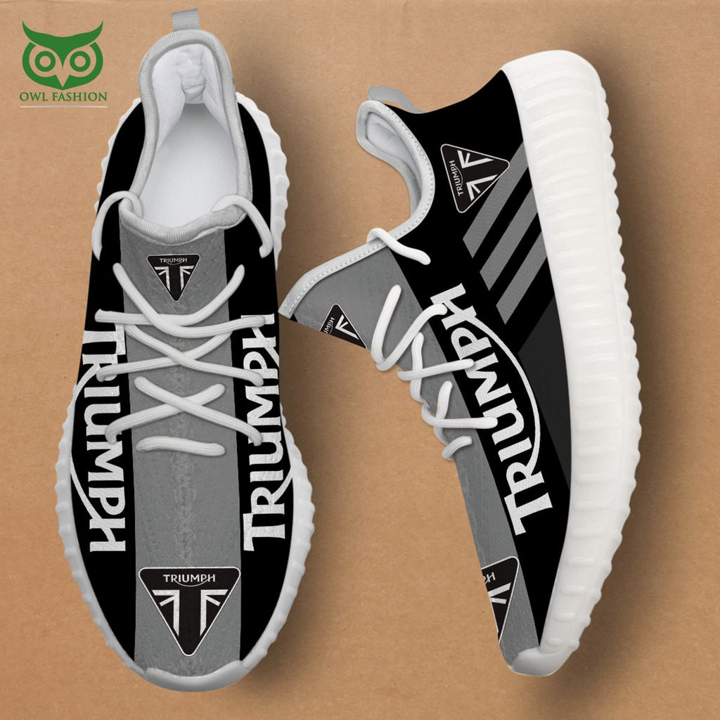 Triumph UK Motorcycles Brand Black Reze Sneakers