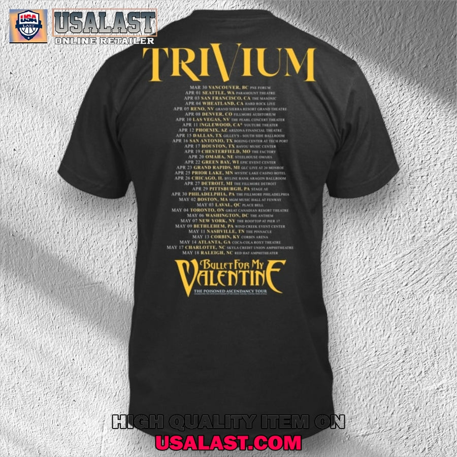 Trivium x Bullet For My Valentine The Poisoned Ascendancy Tour 2025 Shirt