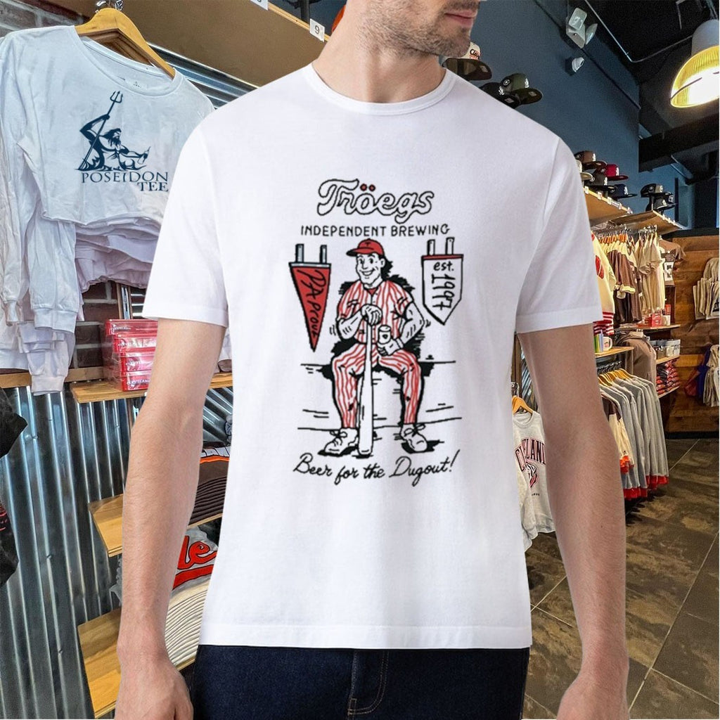 Troegs Independent Brewing Beer For The Dugout Stonewash Denim T-shirt