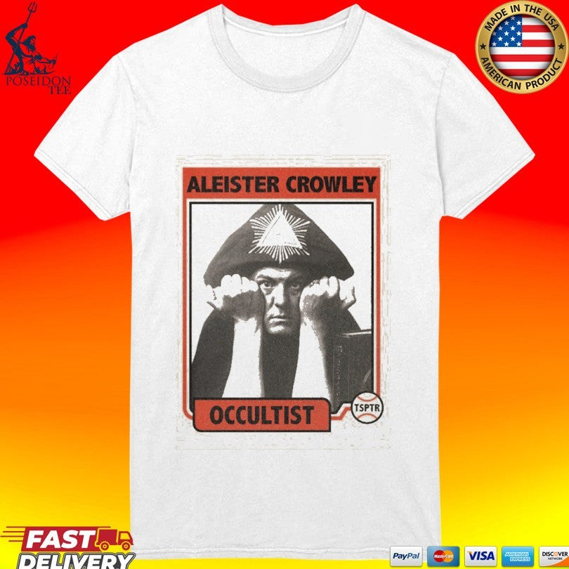 Tsptr Aleister Crowley Occultist Baseball Raglan T-shirt
