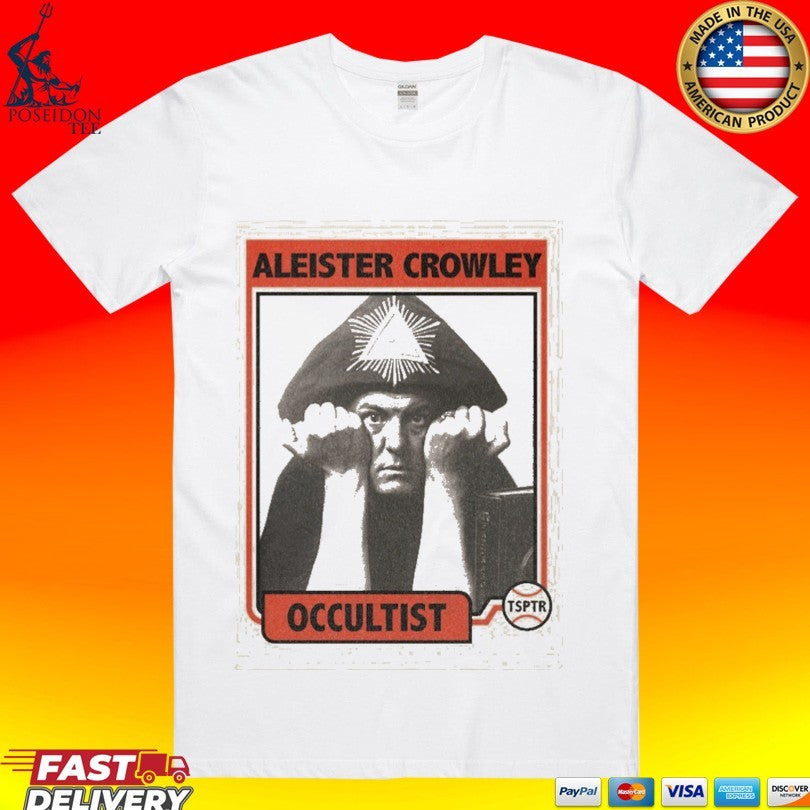 Tsptr Aleister Crowley Occultist Baseball Raglan T-shirt