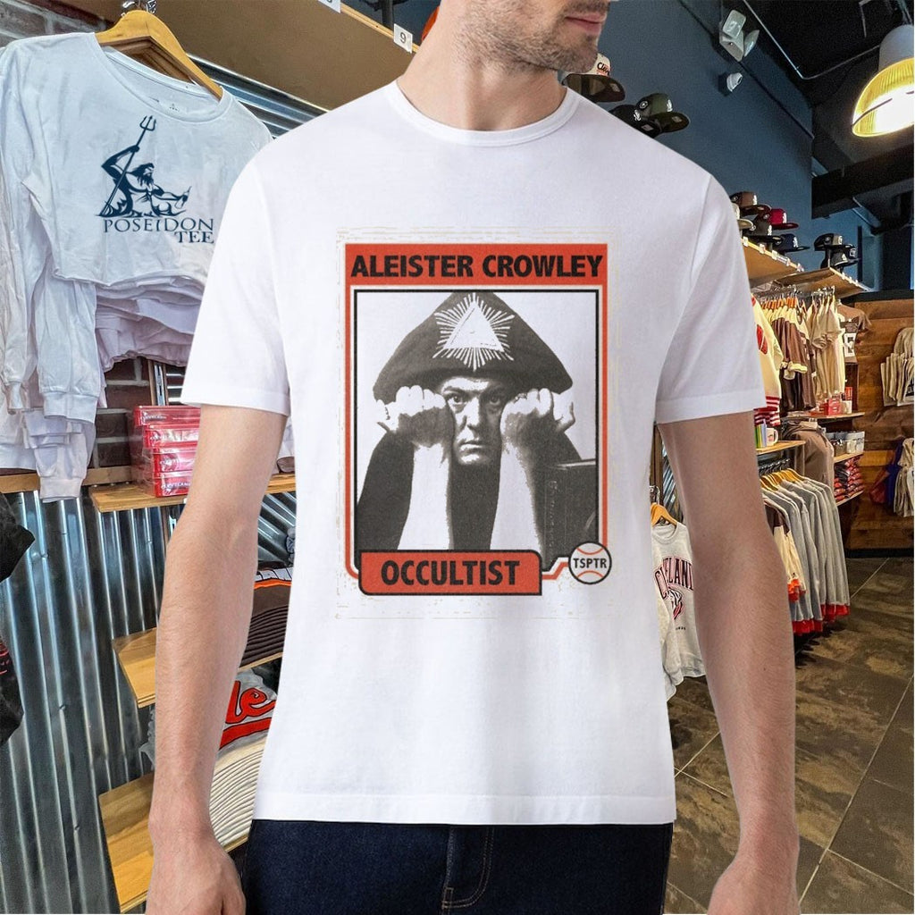 Tsptr Aleister Crowley Occultist Baseball Raglan T-shirt
