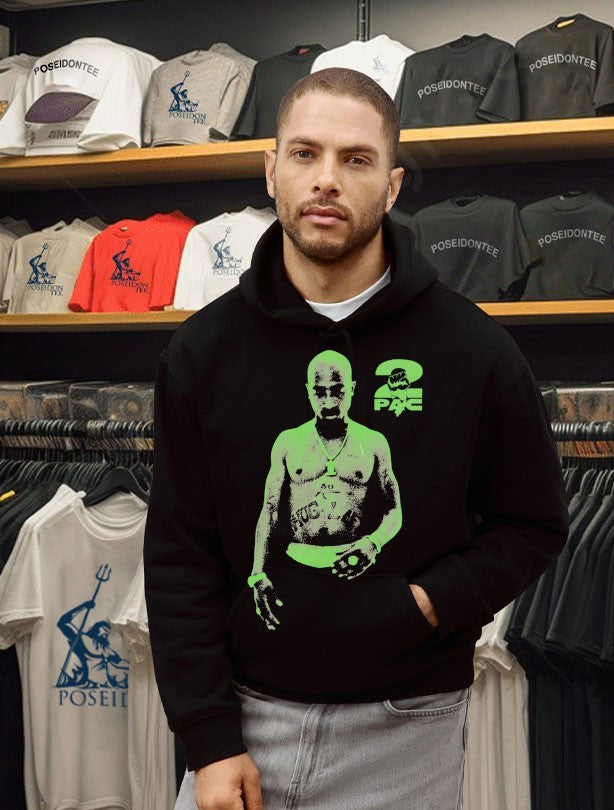 Tupac Shakur 2pac Thug Life Neon T-shirt