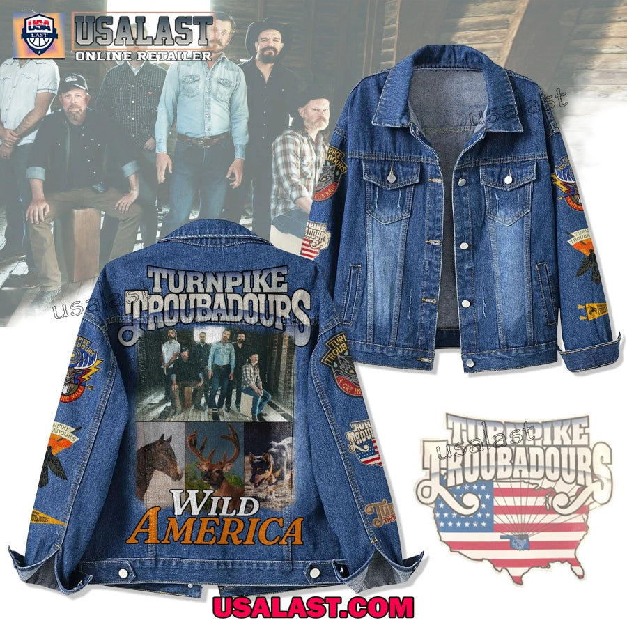 Turnpike Troubadours Wild America 2025 Tour Denim Jacket