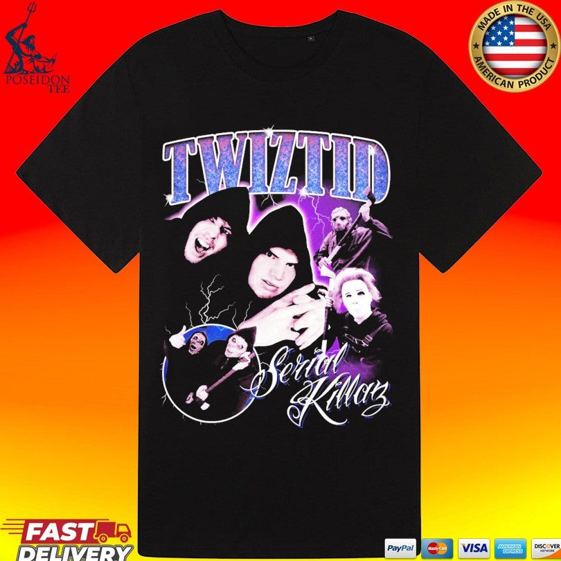 Twiztid Serial Killa 90s Rap T-shirt