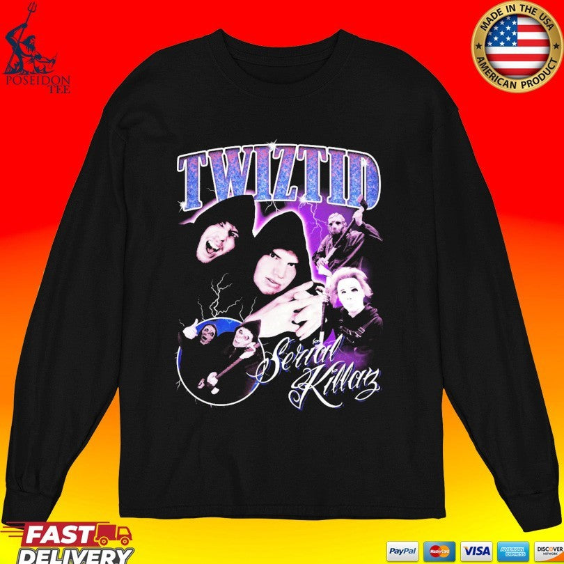 Twiztid Serial Killa 90s Rap T-shirt