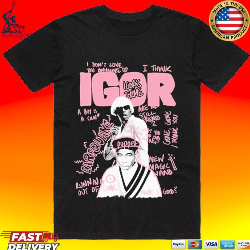 Tyler The Creator Igor Sketchbook T-shirt