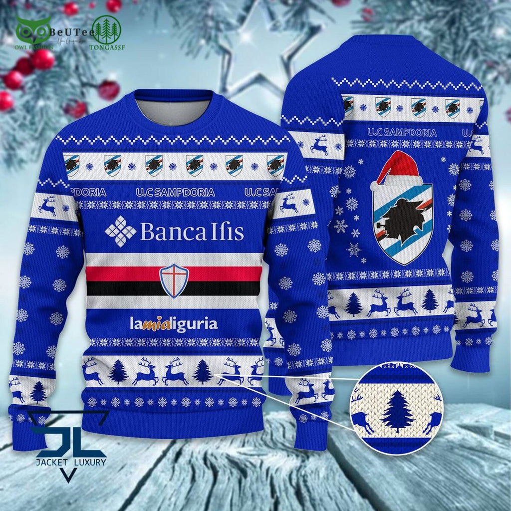 U.C. Sampdoria Football Lega Serie A Ugly Sweater