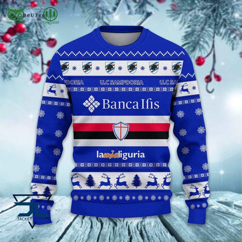 U.C. Sampdoria Football Lega Serie A Ugly Sweater