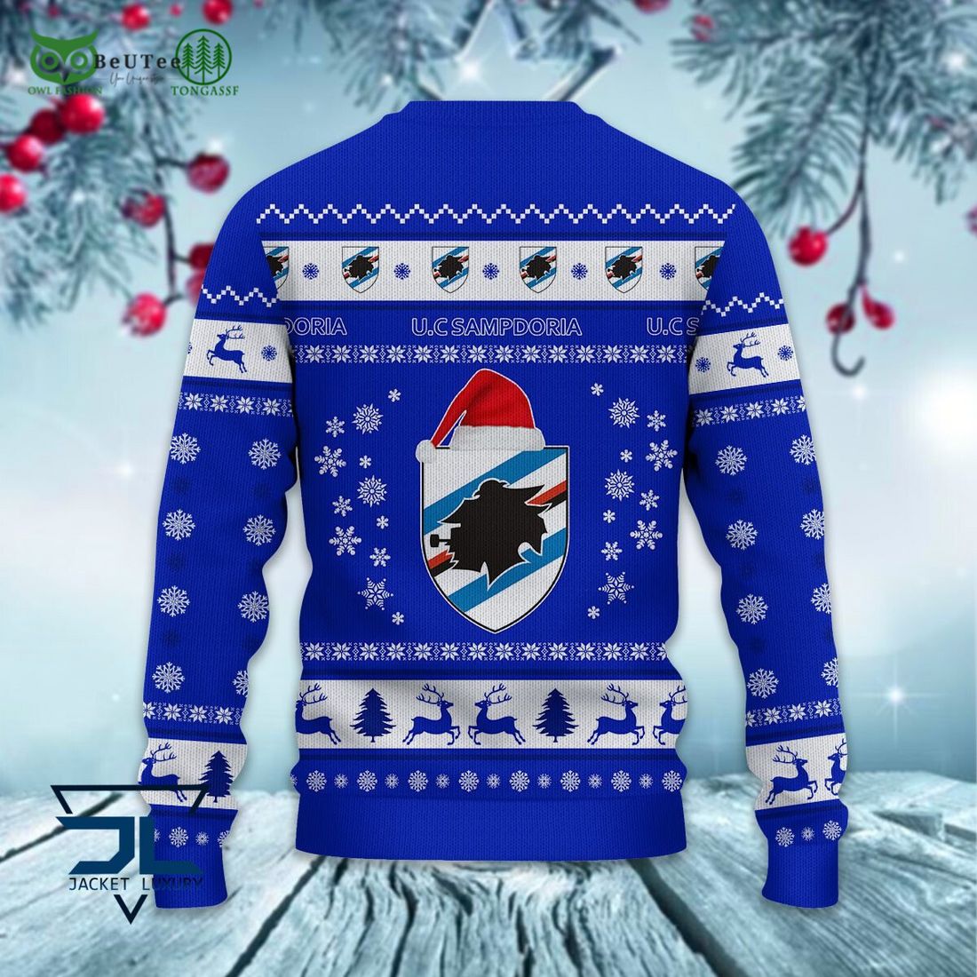 U.C. Sampdoria Football Lega Serie A Ugly Sweater