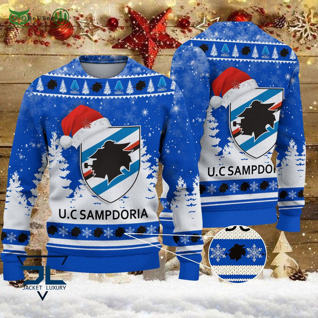 U.C. Sampdoria Lega Serie A Champion Ugly Sweater