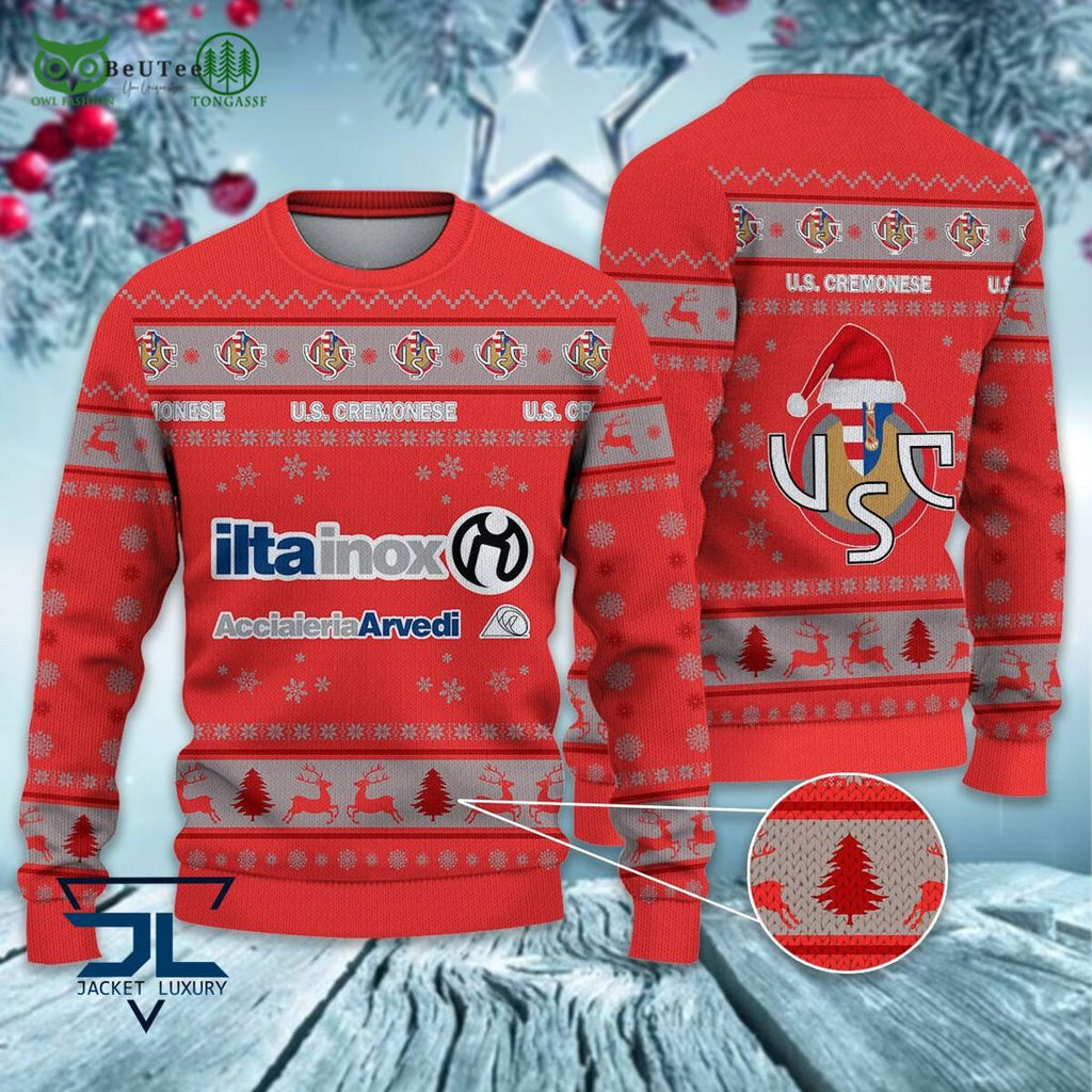 U.S. Cremonese Football Lega Serie A Ugly Sweater