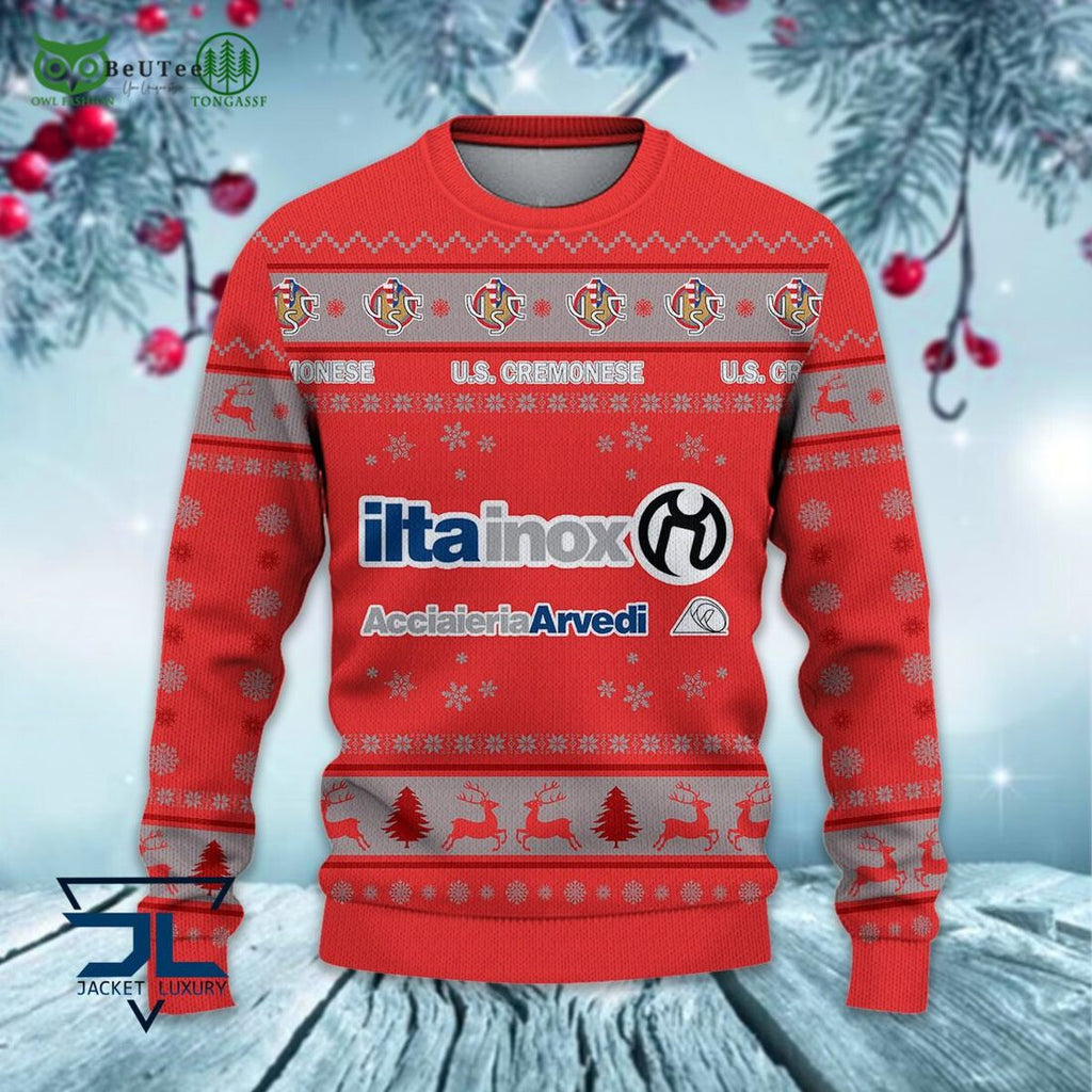 U.S. Cremonese Football Lega Serie A Ugly Sweater