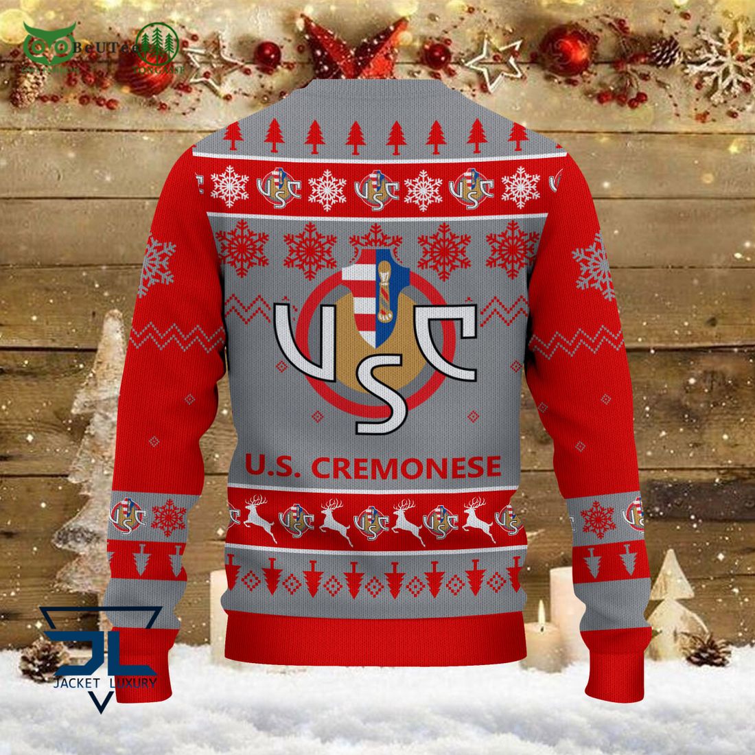 U.S. Cremonese Team Football Lega Serie A Ugly Sweater