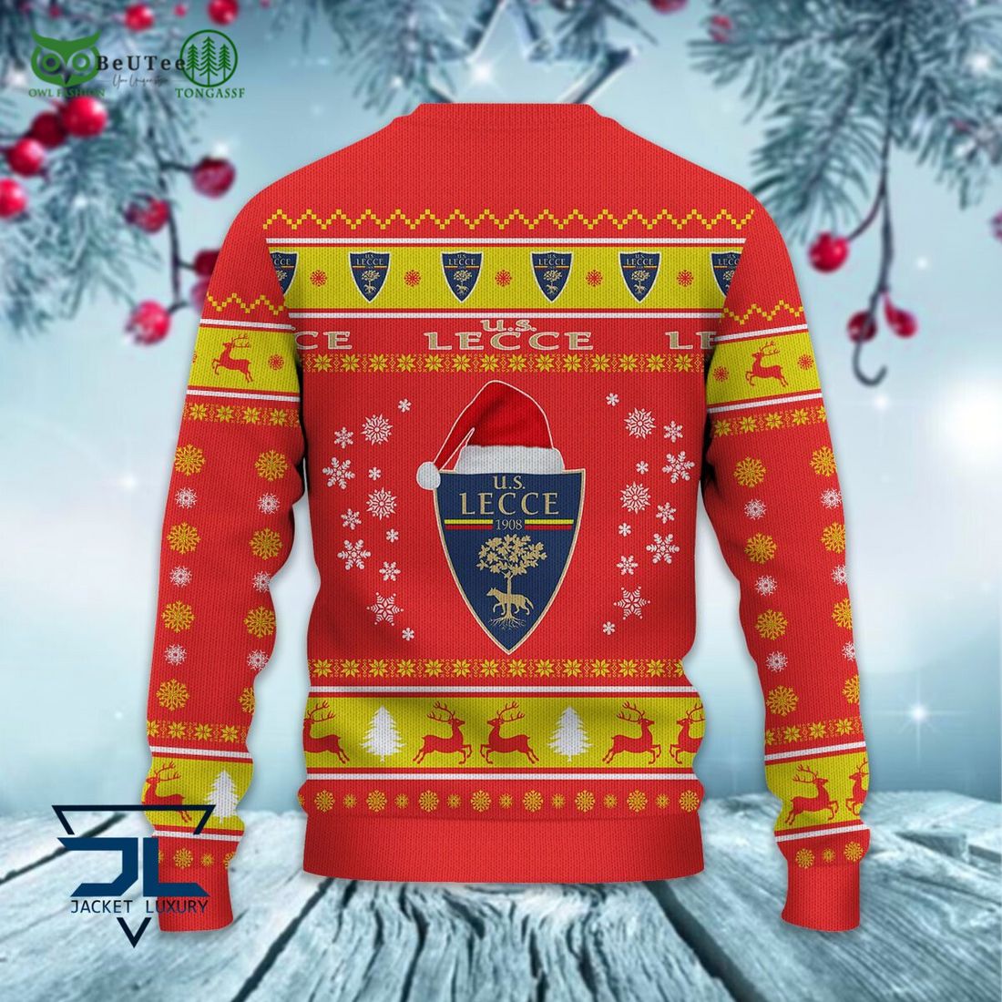 U.S. Lecce Football Lega Serie A Ugly Sweater