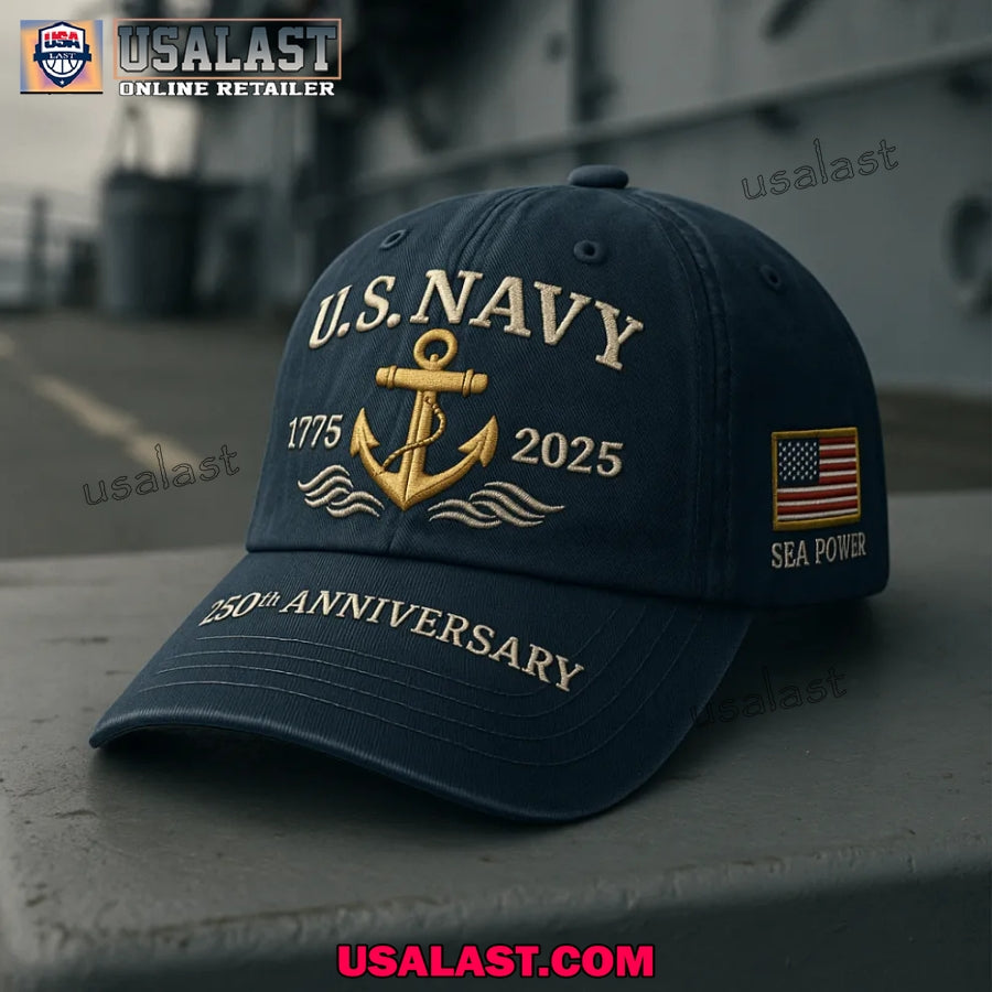 U.S Navy Sea Power 250th Anniversary Baseball Cap
