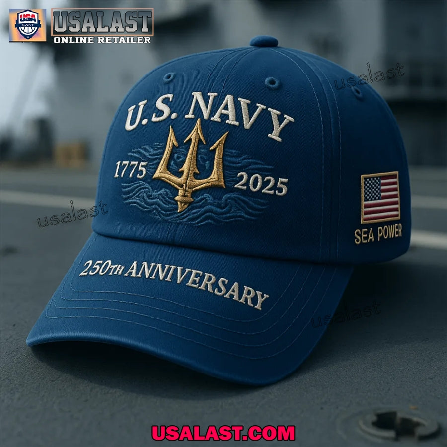 U.S Navy Sea Power 250th Anniversary Baseball Cap