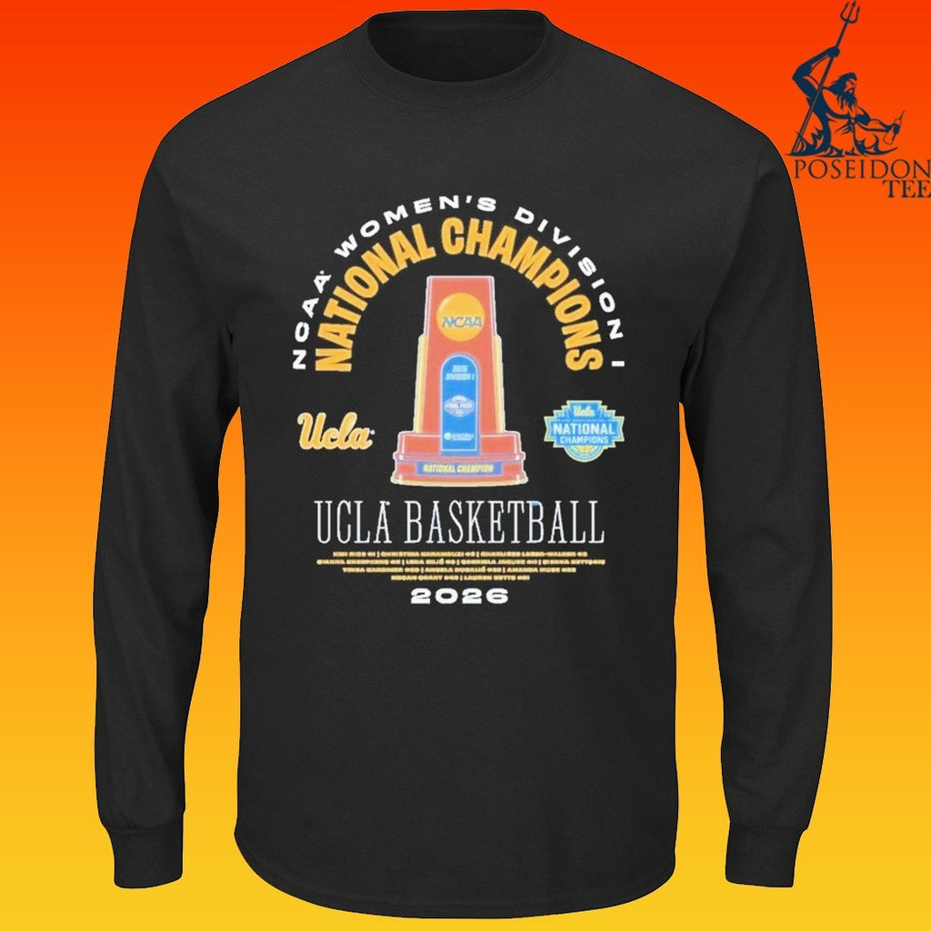 Ucla Bruins 2026 NCAA Women’s Basketball National Champions Legends Trophy T-shirt